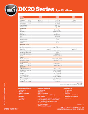 Tractores - tracción 4 ruedas Kioti DK5020