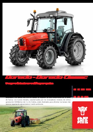 Tractores - tracción 4 ruedas SAME Dorado 90.4