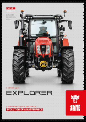 Tractores - tracción 4 ruedas SAME Explorer 125