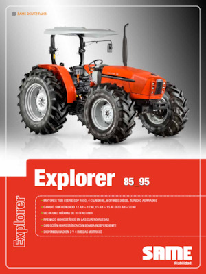 Tractores - tracción 4 ruedas SAME Explorer 85