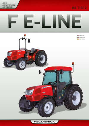 Tractores - tracción 4 ruedas McCormick F 85 E-Line 