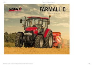 Tractores - tracción 4 ruedas Case IH Farmall 75 C Basis