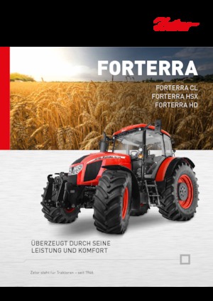 Tractores - tracción 4 ruedas Zetor Forterra 140 HD