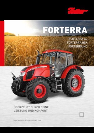 Tractores - tracción 4 ruedas Zetor Forterra CL 130