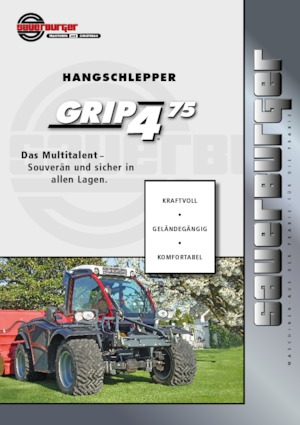 Tractores - tracción 4 ruedas Sauerburger GRIP 4-75 Premium