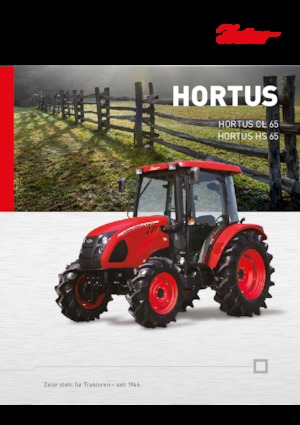 Tractores - tracción 4 ruedas Zetor Hortus HS 65
