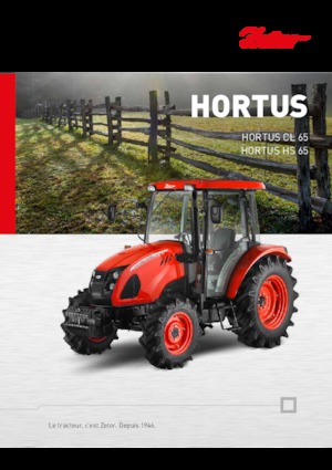 Tractores - tracción 4 ruedas Zetor Hortus HS 65