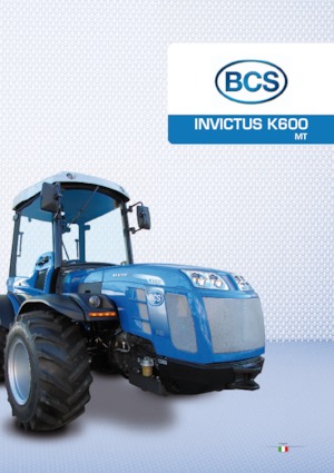 Tractores - tracción 4 ruedas BCS Invictus K600 MT