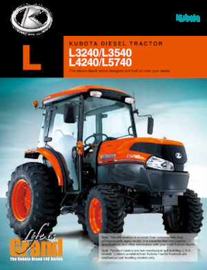 Tractores - tracción 4 ruedas Kubota L4240HST