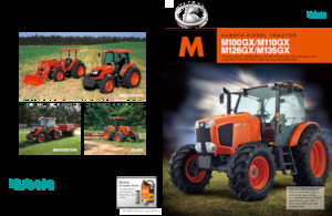 Tractores - tracción 4 ruedas Kubota M126GX 