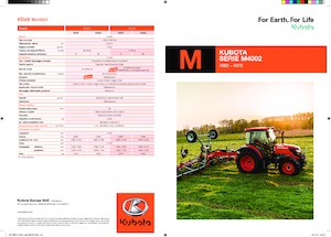 Tractores - tracción 4 ruedas Kubota M4062