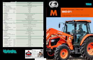 Tractores - tracción 4 ruedas Kubota M4D-071