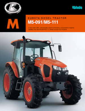 Tractores - tracción 4 ruedas Kubota M5-111HD