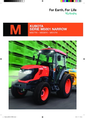 Tractores - tracción 4 ruedas Kubota M5101N