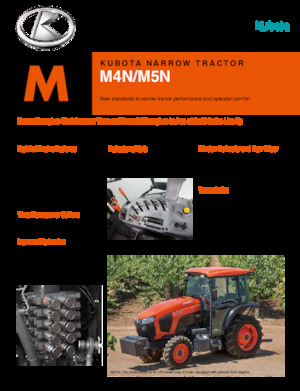 Tractores - tracción 4 ruedas Kubota M5N-111