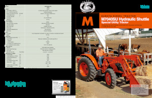 Tractores - tracción 4 ruedas Kubota M7040SUHD