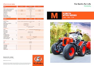 Tractores - tracción 4 ruedas Kubota M7152