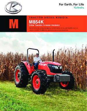 Tractores - tracción 4 ruedas Kubota M854K