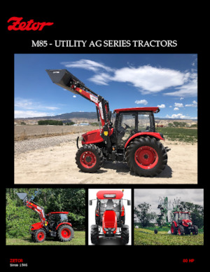 Tractores - tracción 4 ruedas Zetor M85PSC HD