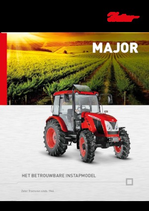 Tractores - tracción 4 ruedas Zetor Major CL 80
