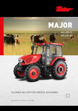 Tractores - tracción 4 ruedas Zetor Major HS 80