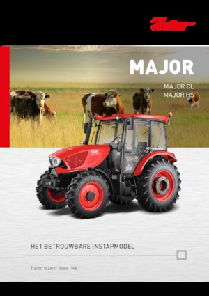 Tractores - tracción 4 ruedas Zetor Major HS 80