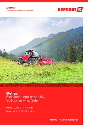 Tractores - tracción 4 ruedas Reform Werke Metrac H 7 RX