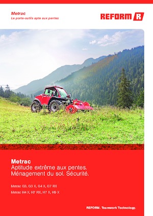 Tractores - tracción 4 ruedas Reform Werke Metrac H 7 RX