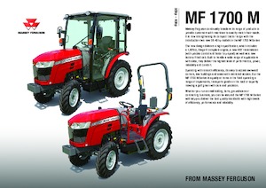 Tractores - tracción 4 ruedas Massey Ferguson MF 1765 M MC