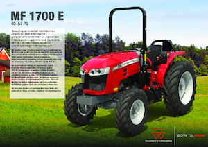 Tractores - tracción 4 ruedas Massey Ferguson MF 1740 E MP