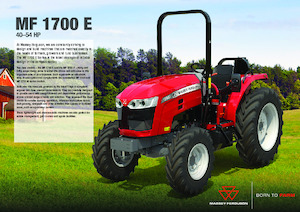 Tractores - tracción 4 ruedas Massey Ferguson MF 1740 E MP