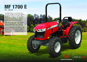 Tractores - tracción 4 ruedas Massey Ferguson MF 1740 E MP