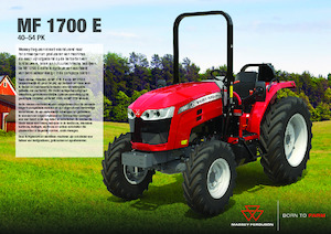 Tractores - tracción 4 ruedas Massey Ferguson MF 1740 E MP
