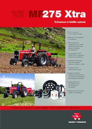 Tractores - tracción 4 ruedas Massey Ferguson MF 275 Xtra