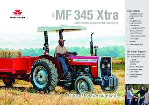 Tractores - tracción 4 ruedas Massey Ferguson MF 345 Xtra