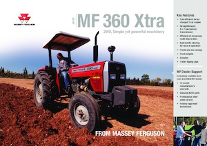 Tractores - tracción 4 ruedas Massey Ferguson MF 360 Xtra