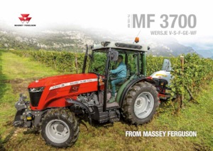 Tractores - tracción 4 ruedas Massey Ferguson MF 3708 WF