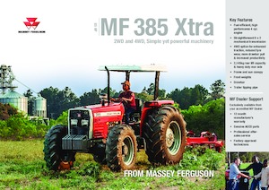 Tractores - tracción 4 ruedas Massey Ferguson MF 385 Xtra