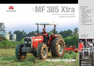Tractores - tracción 4 ruedas Massey Ferguson MF 385 Xtra