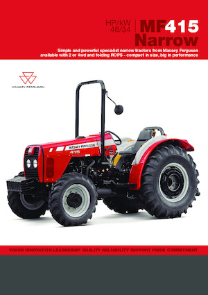 Tractores - tracción 4 ruedas Massey Ferguson MF 415