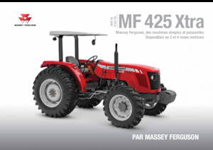 Tractores - tracción 4 ruedas Massey Ferguson MF 425 Xtra