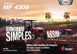 Tractores - tracción 4 ruedas Massey Ferguson MF 4305
