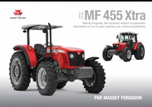 Tractores - tracción 4 ruedas Massey Ferguson MF 455 Xtra