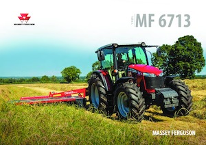 Tractores - tracción 4 ruedas Massey Ferguson MF 6713 MR