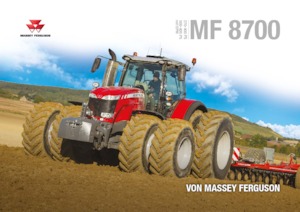 Tractores - tracción 4 ruedas Massey Ferguson MF 8740 S