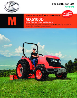 Tractores - tracción 4 ruedas Kubota MX5100D