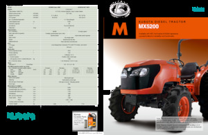Tractores - tracción 4 ruedas Kubota MX5200