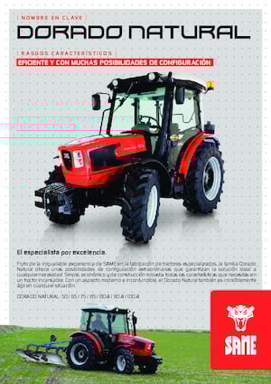 Tractores - tracción 4 ruedas SAME Natural Gold 80.4