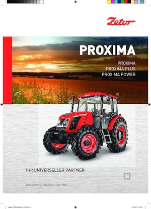 Tractores - tracción 4 ruedas Zetor Proxima Plus 90