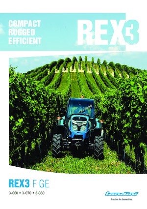 Tractores - tracción 4 ruedas Landini Rex 3-080F